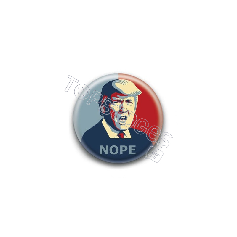 Badge Nope Trump 2