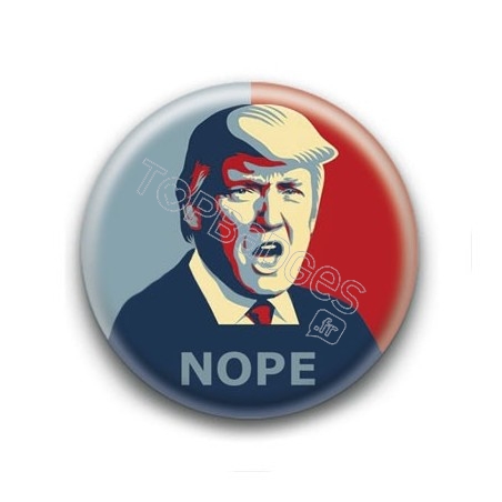 Badge Nope Trump 2
