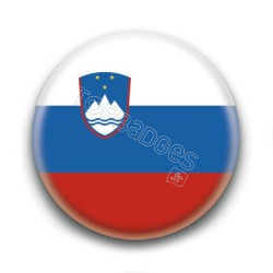 Badge Drapeau Slovénie