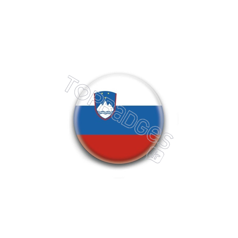 Badge Drapeau Slovénie