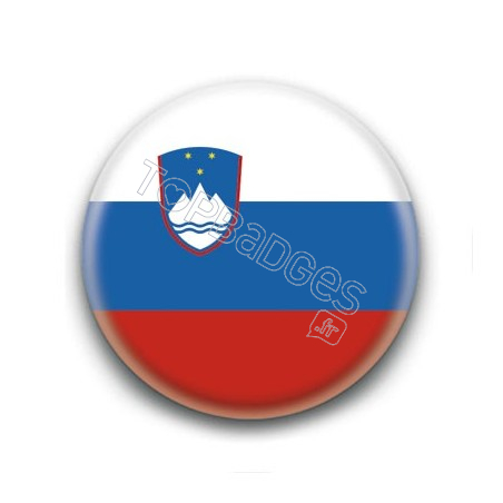 Badge Drapeau Slovénie