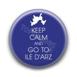 Badge Keep calm and go to île d'Arz