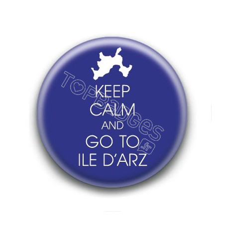 Badge Keep calm and go to île d'Arz