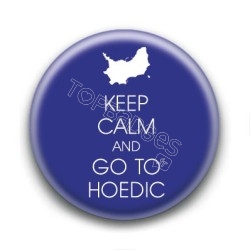 Badge Keep calm and go to Hoedic