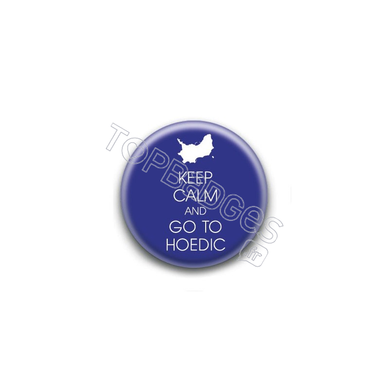 Badge Keep calm and go to Hoedic