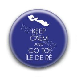 Badge Keep calm and go to Île de Ré