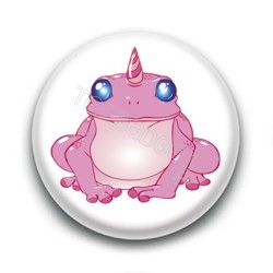 Badge Grenouille Licorne