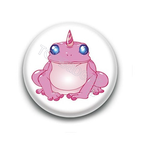 Badge Grenouille Licorne