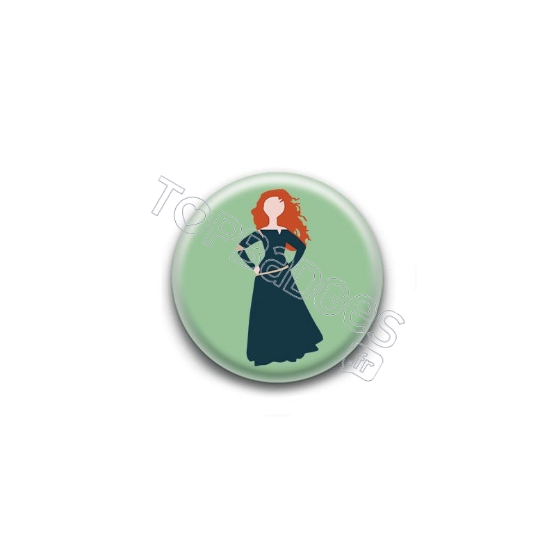 Badge Princesse Mérida