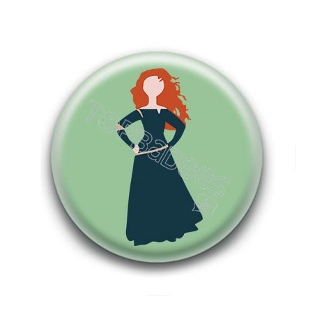 Badge Princesse Mérida