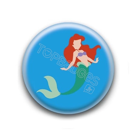 Badge Princesse Ariel