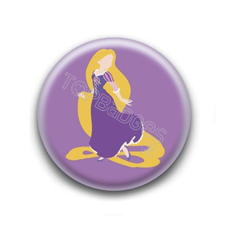 Badge Princesse Raiponce