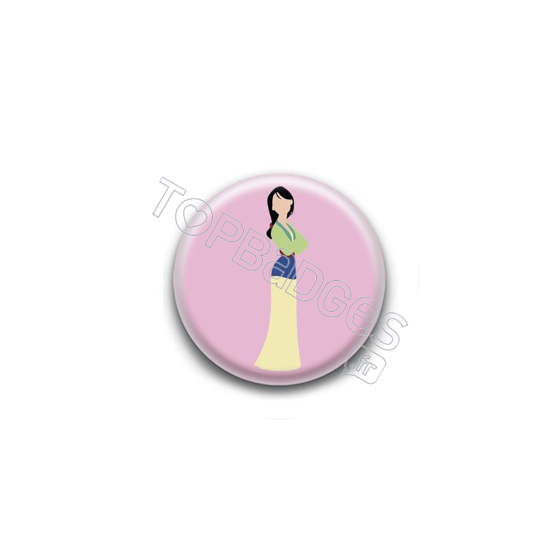 Badge Guerrière Mulan