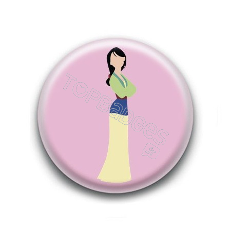 Badge Guerrière Mulan