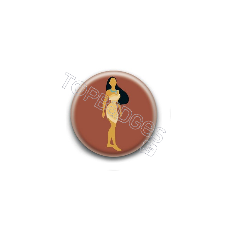 Badge Indienne Pocahontas