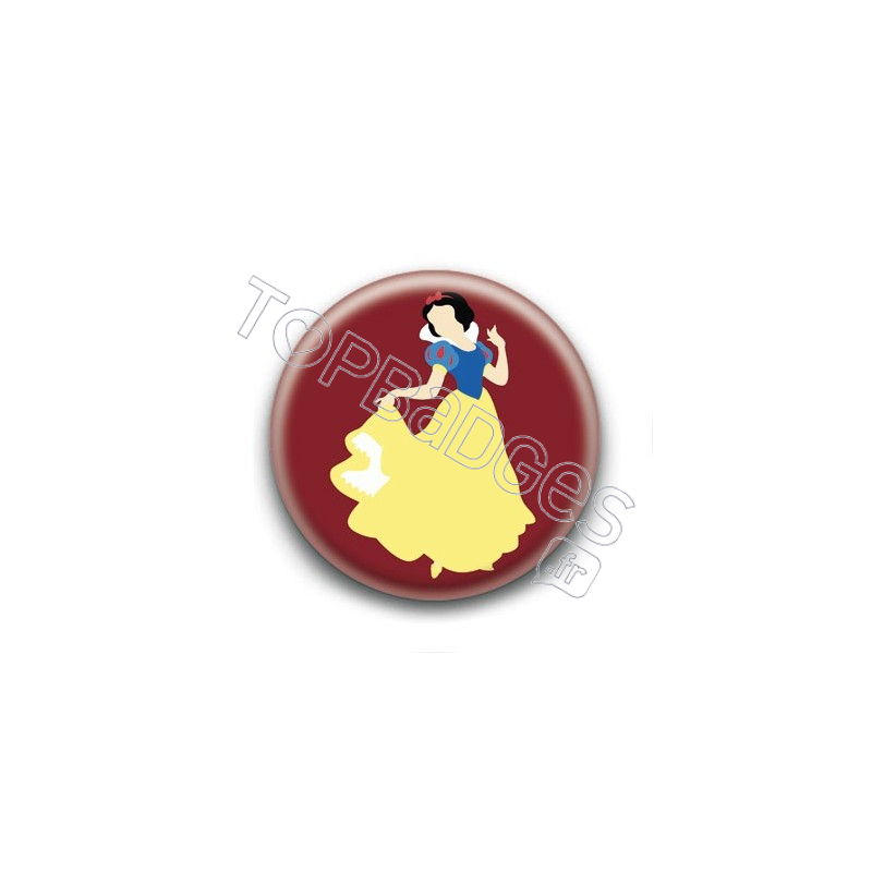 Badge Princesse Blanche Neige