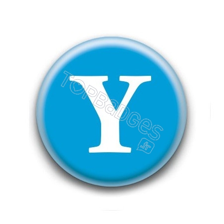 Badge lettre Y