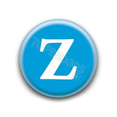 Badge lettre Z