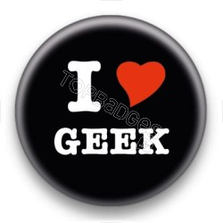 Badge I Love Geek