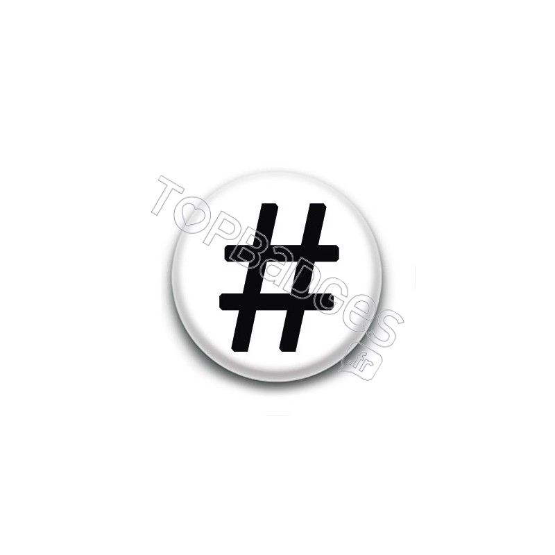 Badge Hashtag