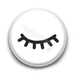 Badge Oeil Fermé