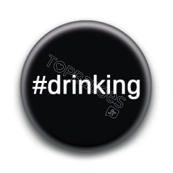 Badge Hashtag Drinking