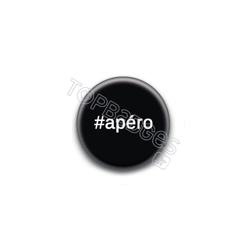 Badge Hashtag Apéro