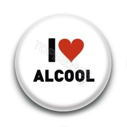 Badge I Love Alcool