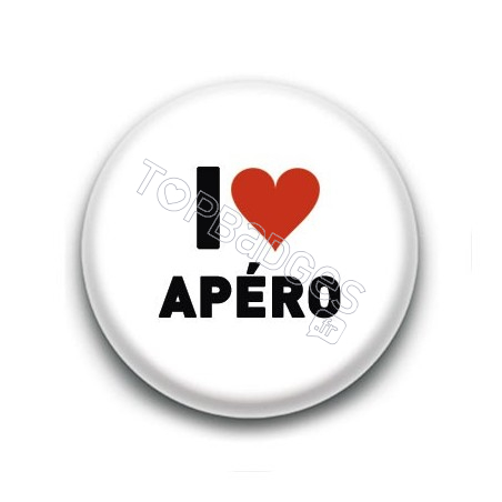 Badge : I love apéro