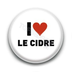 Badge I Love Le Cidre