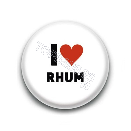 Badge I Love Rhum