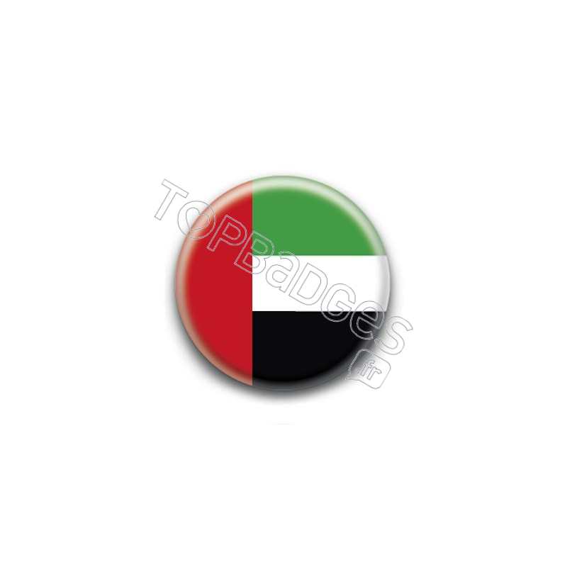 Badge Drapeau Emirats Arabes Unis