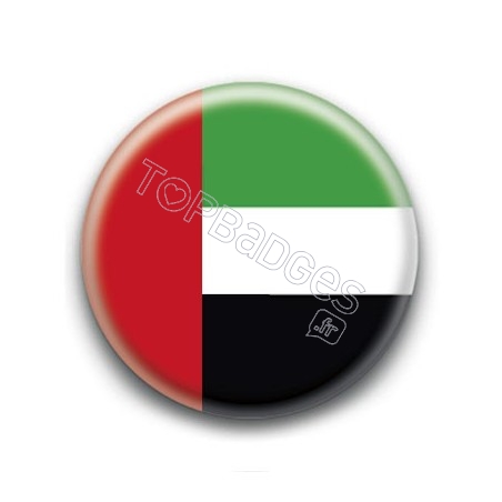 Badge Drapeau Emirats Arabes Unis