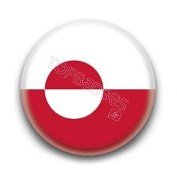Badge Drapeau Groenland