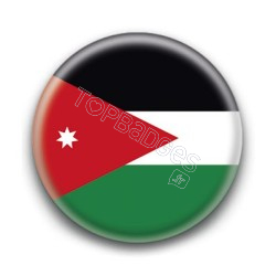 Badge Drapeau Jordanie