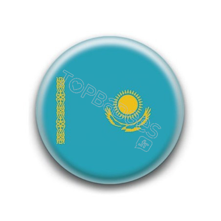 Badge Drapeau Kazakhstan