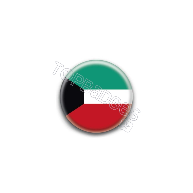 Badge Drapeau Koweit