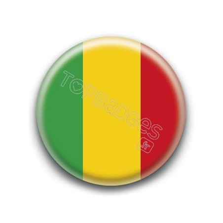 Badge Drapeau Mali