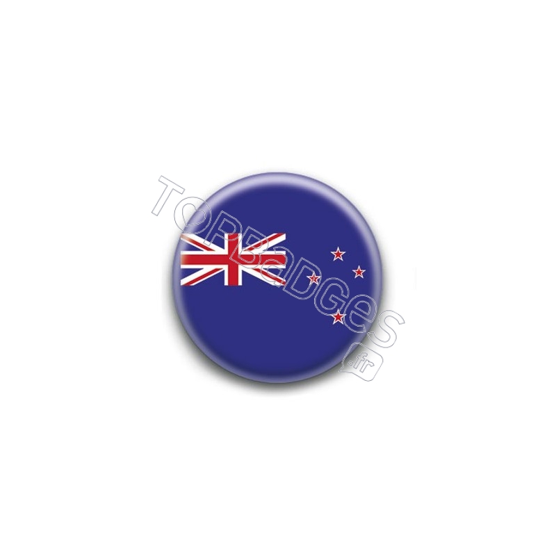 Badge Drapeau Nouvelle Zélande