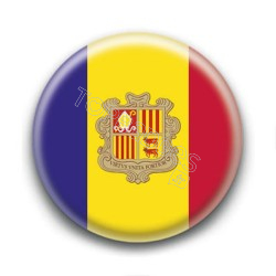 Badge Drapeau Andorre