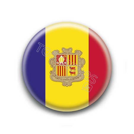 Badge Drapeau Andorre