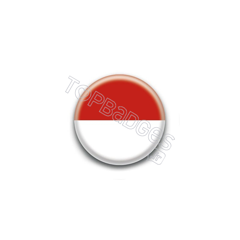 Badge Drapeau Monaco