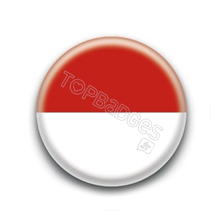 Badge Drapeau Monaco