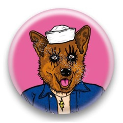 Badge Saboteur Dog - by Arnopeople