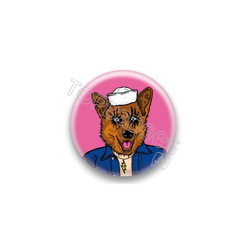 Badge Saboteur Dog - by Arnopeople