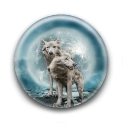 Badge Loups Blancs