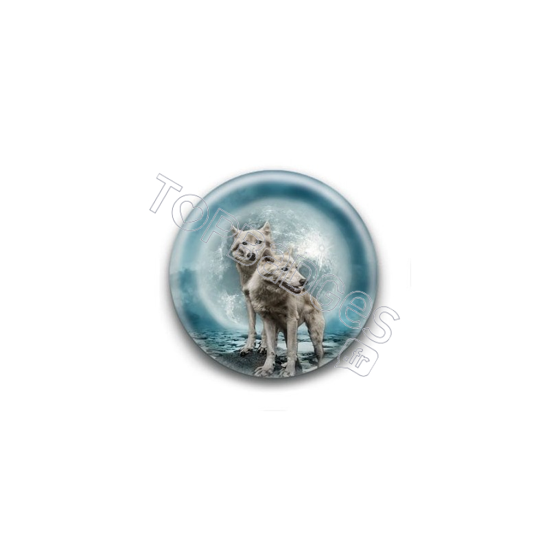 Badge Loups Blancs