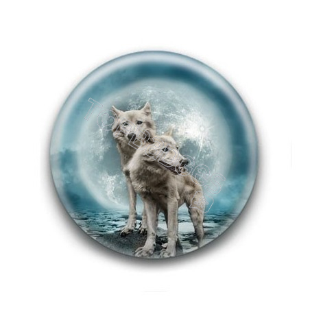 Badge Loups Blancs