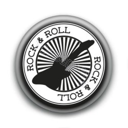 Badge Rock & Roll Guitare