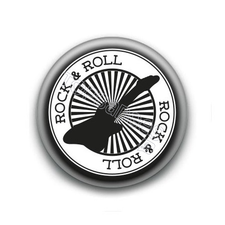 Badge Rock & Roll Guitare